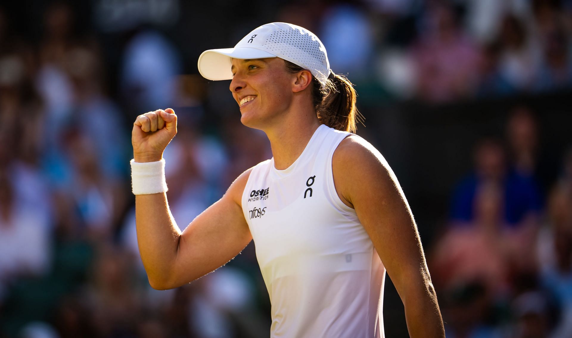 Iga Swiatek at Wimbledon 2025. (Photo: Getty)